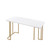 Acme Furniture Estie White Gold Writing Desk