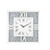 Acme Furniture Noralie Mirrored Square Wall Clock