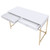 Acme Furniture Ottey High Gloss Gold Writing Desks