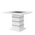 Acme Furniture Elizaveta White High Gloss Counter Height Table