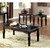 Furniture of America Brampton Espresso Black 3pc Coffee Table Set