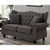 Furniture Of America Ewloe Dark Gray Love Seat