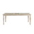 Home Elegance Celandine Gold Silver Champagne Dining Table