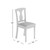 Jofran Furniture Grafton Farms Brushed White Desk Chair