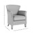 Jofran Furniture Phoebe Cream Accent Chair