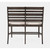 Jofran Furniture Lincoln Square Medium Brown White Counter Height Bench