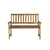 Progressive Furniture Groot Brown Wooden Bench