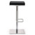 TOV Furniture Bari Black Grey White Adjustable Barstools