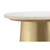 TOV Furniture Bleeker Gold White Side Table