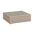 TOV Furniture Cali Cream Natural Brown Wicker Outdoor Ottoman