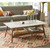 Olliix Madison Park Parker Off White Pecan Coffee Tables