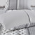 Olliix INK IVY Imani Gray 3pc Comforter Mini Sets