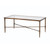 Olliix Madison Park Signature Porter Bronze Rectangle Coffee Table