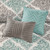 Olliix Madison Park Claire Aqua Printed Quilted 6pc Coverlet Sets