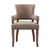 Olliix Madison Park Dawson Brown Arm Dining Chairs