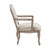 Olliix Madison Park Monroe Natural Camel Back Exposed Wood Chair