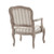 Olliix Madison Park Monroe Natural Camel Back Exposed Wood Chair