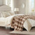 Olliix Madison Park Zuri Brushed Oversized Bed Throws