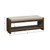 Olliix Madison Park Ivan Brown Accent Bench with Lower Shelf