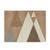 Olliix INK IVY Ranger Natural Layered Triangles Wood Wall Decor