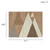 Olliix INK IVY Ranger Natural Layered Triangles Wood Wall Decor