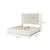 Galaxy Home Coco Milky White 5pc Bedroom Sets with Bed