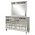 Galaxy Home Symphony Silver Wood Mirror