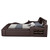 Galaxy Home Zoya White Faux Leather Beds
