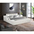 Galaxy Home Zoya White Faux Leather Beds