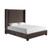 Bernards Milo Pleated Upholstered Beds