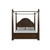 Bernards Tuscany Warm Mahogany Canopy Beds