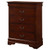 Glory Furniture Louis Phillipe Traditional Cherry 4 Drawer Chests