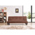 Glory Furniture Alan Chocolate Fabric Sofa Bed