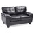 Glory Furniture Gallant Contemporary Black Loveseats