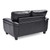 Glory Furniture Gallant Contemporary Black Loveseats