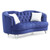 Glory Furniture Jewel Traditional Blue Loveseats