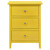 Glory Furniture Daniel Contemporary Yellow Nightstands