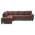 Glory Furniture Gallant Contemporary Chocolate Sectionals