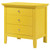 Glory Furniture Hammond Casual Yellow 3 Drawer Nightstands