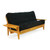 Night And Day Furniture Naples Black Walnut Full Futon Frames Only