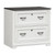 Liberty Allyson Park Wirebrushed White Bunching Lateral File Cabinet