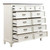 Liberty Allyson Park Wirebrushed White Charcoal 11 Drawers Chesser