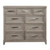 Liberty Belmar Washed Taupe Silver Champagne 9 Drawers Bureau Dresser