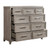 Liberty Belmar Washed Taupe Silver Champagne 9 Drawers Bureau Dresser