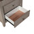 Liberty Ivy Hollow Weathered Linen Dusty Taupe 3 Drawers Night Stand with Charging Station