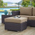 Modway Furniture Convene Outdoor Patio Square Ottomans