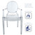 2 Modway Furniture Casper Clear Dining Armchairs