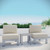 Modway Furniture Shore 3pc Outdoor Sets with Armless Chair