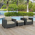 Modway Furniture Sojourn 3pc Outdoor Chairs and Ottoman Sets