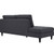 Modway Furniture Empress Azure Upholstered Left Facing Bumpers